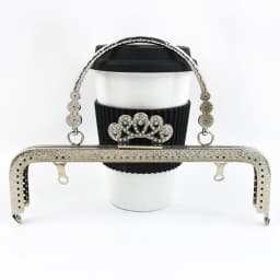1Pc Deepeel Silver Metal Bag Handles Purse Frame Women Handbag Wallet Kiss Clasp DIY Handmade Sewing Bracket Bags Accessories