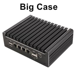 Topton Solid Fanless Mini PC Intel N150 N95 4417U i5-8250U i3 8145U 4 LAN i226-V 2.5G desktop pfSense Firewall Mini Computer