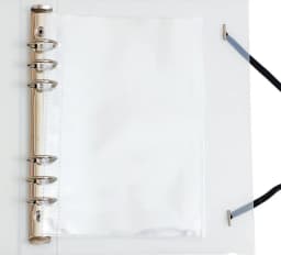 A5 A6 Zipper Binder Photo Card Collection Book Postcard Organizer Diary Notebook School Stationery