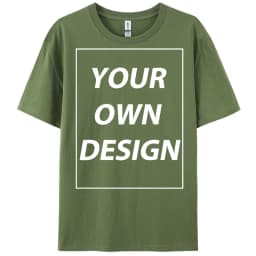 Personalized Custom Print Summer Y2K Team T-Shirt Cotton Casual Loose Short Sleeve Basics Fashion Tee Work Breathable Streetwear