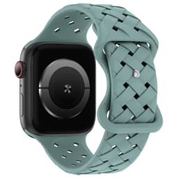 Silicone Strap For Apple Watch Band 44mm 45mm 40mm 49mm 46mm 42mm Braided bracelet correa iwatch Series 9 10 11 7 SE 6 8 Ultra 3