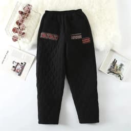 Middle Aged Mother Women's Winter Warm Pants 2024 Elegant Cotton-Padded Pants Loose Harem Pants Female Retro Casual Trousers