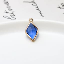 1pcs Diy Jewelry Copper Edging Gold Plated Drop Pendant Necklace Earrings Bracelet Small Accessories Material Handmade Charms