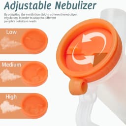 Handheld Portable Autoclean Mesh Nebulizer Silent Inhaler Mini Atomizer Inhalator