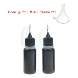 10ml Squeeze Empty Black PE Dropper Bottles With Needle Caps Plastic Bottle Liquid Vial Plastic Container DIY