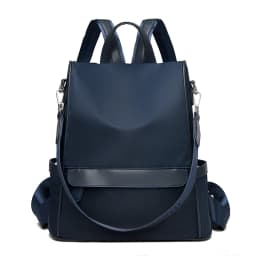 Multi Functional Anti-theft Women Backpack Fashion Color Blocking Teenager Students School Book Bags Female Travel Shoulder Bag