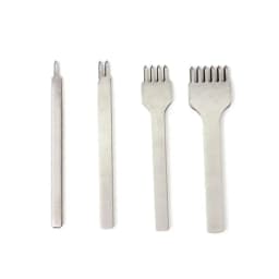 3/4/5/6mm Spacing Punch Tool For Leather Hole Punches Tool Lacing Stitching Sewing DIY Leather Craft Tools 1/2/4/6 Prong
