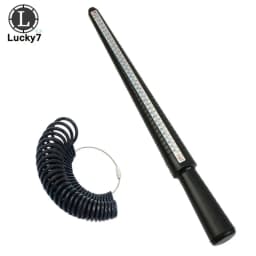 Jewelry Tools Ring Size Mandrel Stick Finger Gauge Ring Sizer Measuring Jewelry Tool Set Ring Size