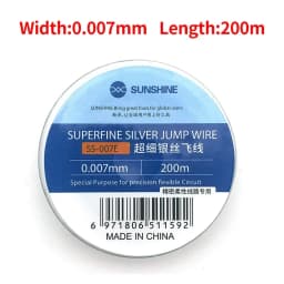 SUNSHINE SS-007E 0.007mm 0.009mm Flying Line Jump Wire for Mobile Phone CPU Fingerprint Touch Dedicated Repair Flying Line