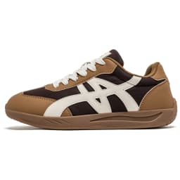 HOBIBEAR Barefoot Shoes Unisex Wide Width Artificial Leather Sneakers Classic Retro Minimalist Walking Shoes