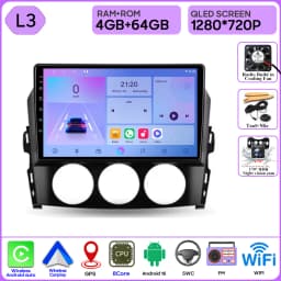 Car Radio For Mazda MX-5 MX5 III 3 NC 2005 - 2015 Stereo Multimedia Player Carplay Android Auto GPS Video Screen 5G Wifi No 2din