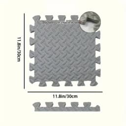 30x30cm 16 Pcs Interlocking Yoga Mat Home Gym and Yoga Equipment Protective Mat EVA Foam Non Slip Flooring Indoor Fitness
