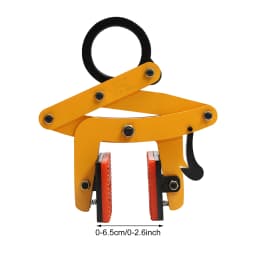 320kg Pallet Puller Clamp, 0-6.5cm Jaw Curb Stone Gripper Lifting Tongs Lifting Transportation Pliers Timber Lumber Stone Tongs