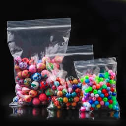 20-100pcs Zipper Sealed Bags Clear Ziplock Plastic Bags Jewelry Food Packing Reclosable Storage Zippers Sealing Pouch Wholesale