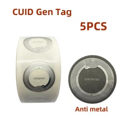 CUID Gen2 Electronic Tag 13.56MHz Changeable S50 1K RFID Wet Inlay Sector 0 Block 0 UID Rewritable CUID Anti Metal Stickers