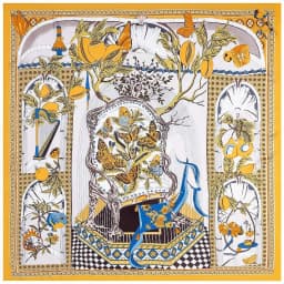 POBING Twill Silk Scarf Women Shawls Forest Animals Print Stoles Bandana Kerchief Hijab Square Scarves Wraps Silk Foulards 130CM