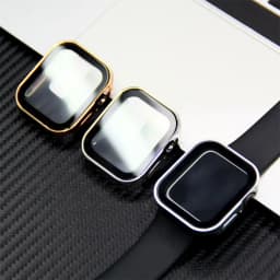 Cover for Apple Watch Case 46mm 42mm 49mm 45mm 44mm 41mm 40mm Tempered Glass Screen Protector Series 12 11 10 9 8 SE 3 Ultra 4 3