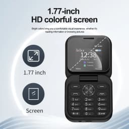 New SERVO I17 Mini Palm Flip Mobile Phone 2G Dual SIM Standby Speed Dial FM Radio Magic Vioce MP3 Small Fashion Foldable Phones