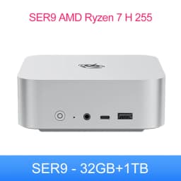 Beelink SER9 Pro Max AMD Ryzen 7 H255 24GB LPDDR5X RAM 1TB NVMe SSD Win 11 Ubuntu Type C Wifi6 BT5.2 Gaming PC SER9 HX370 HX470