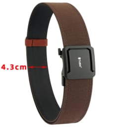 TUSHI Brand 4.3CM Wide double-layer reinforced automatic buckle training quick hanging pistol belt Mens nylon outdoor leisure