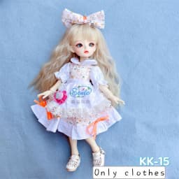 1/6 Bjd DOLL Clothes 30cm Toys Accessories New Style Wear Plaid Skirt Fashion Dress Up With Headwear For Girl Princess Dress