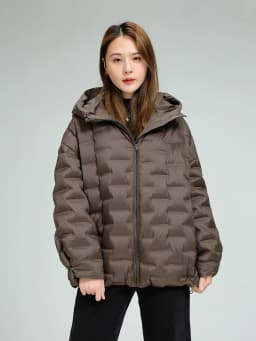 Schinteon Women Light 90% White Duck Down Jacket Casual Loose Over Size Autumn Winter Outwear with Hood Top Quality Coat 2025