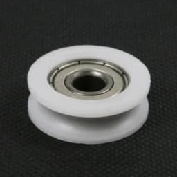 Fixmee 10pcs 6*27*9mm Round Groove Nylon Pulley Wheels Roller for 3mm Rope W/ 625ZZ Bearing