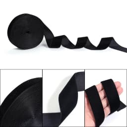 5-10Yards Black Velvet Ribbon Roll Single-Sided Flocked Ribbon for DIY Crafts Sewing Hair Accessories Gift Wrapping and Jewelry