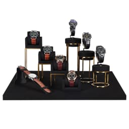Watch Display Props High-grade Microfiber Window Counter Watch Display Rack Watch Bracket Storage Accessories