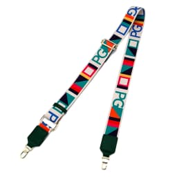 PG PATSY GARIS Women's Portable Shoulder Strap Fashion Luxury Brand Retro Classic Jacquard Texture Luggage Accessories