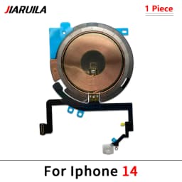 Wireless Charging NFC Chip Coil With Sticker & Power Button & Volume Button Flex Cable For iPhone 15 14 Plus 13 Mini 12 Pro Max