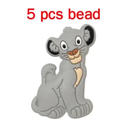 5pcs Silicone Cartoon Beads Pacifier Chain Baby DIY Care Pacify Accessory Adornment