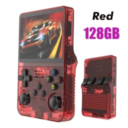 128G Open Source Video Game Console Linux System 3.5 Inch IPS Screen Orange Portable Pocket Video Player 64G 256G best Game