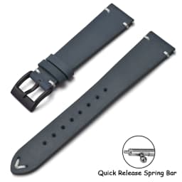 Quick Release Crazy Horse Leather Watch Band 18mm 20mm 22mm Brown Leather Watch Bracelet Men Women for Seiko Omega Huawei Belt