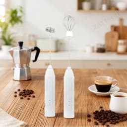 MINI Coffee Frother USB Rechargeable 3 Speeds Foam Maker Coffee Milk Mixer Electric Handle Blender Egg Beater Hot Cooking Tools