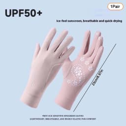 Sunscreen Stretch Women Anti UV Mid-long Breathable Glove For Spring Summer Thin Gloves