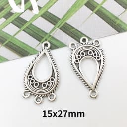 20PCS Retro Ethnic Hanging Head Earrings Connector For Jewelry Making Bracelet Necklace Connecting Link DIY Accessories Supplies