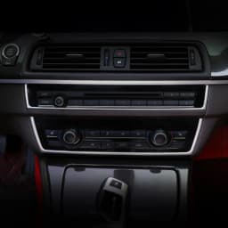 Car Styling Console Multimedia AC CD Panel Decoration Frame Cover Trim Strip Sticker For BMW 5 Series F10 F11 F18 Accessories