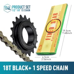 1pc 16T 18T 20T 22T 24T Single Speed Bike Freewheel Compatible With Threaded Freehub Replacement Bike Parts Bicycle Accessories