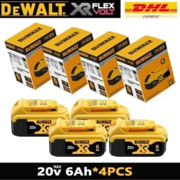 New 100% Original Dewalt 6000mAh 20V/60V Power Tool Battery DCB206 DCB205 DCB200 DCB203 For Dewalt Power Tool Battery