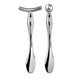 Face Eye Massage Roller Stick Eye Cream Applicator for Anti Wrinkle Dark Circles Facial Lifting Mixing Spatulas Scoop Mini Spoon