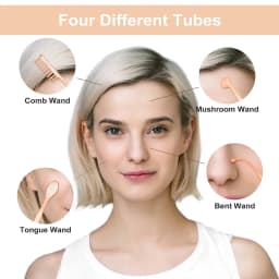 New Orange High Frequency Facial Machine Electrotherapy Wand Neon Argon Tubes Wands Device Face Skin Care Beauty Tools Home Use