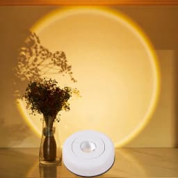 RnnTuu Night Light Battery Powered Touch LED Cabinet Lights Stick On Wall Sunset Lamp for Kitchen Bedroom Closet Cupboard Light