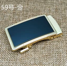 New Men's Alloy Automatic Buckle Belt High Quality Golden Buckle Business Casual Width 3.5cm Belts (Only Can Match Our Belt)
