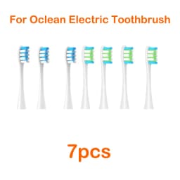 For Oclean Flow/X/ X PRO/ Z1/ F1/ One/ Air 2 /SE Replacement Heads Brush Heads Soft DuPont Sonic Toothbrush Vacuum Bristle