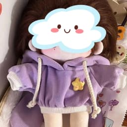 Doll Clothes 20cm Cotton Doll Replacement Clothes Hooded Sweaters Plush Doll Clothes Children's Holiday Gifts