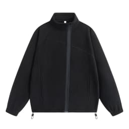 Spring and Autumn New Fashion Solid Color Thickened Warm Outdoor Sports Windproof Hoodie Men's Casual Loose Plus Size Top