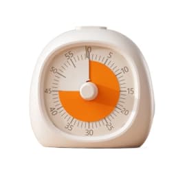 TINSOL 60 Minute Silent Visual Timer Practical Plastic Digital Clock Study Timer Focus Aid for Kids Classroom Homework Kitchen