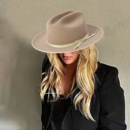Wool Homburg Cowboy Hats Exotic Hat for Women Men Photo Props Western for Men Women Unisex Wear Headwear