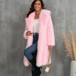 Fur & Faux Fur Coat Lapel Imitation Of Fox Fur Coat 2025 New Winter Women Fur Coat Fashion Temperament Warm Women Fur Coat H217